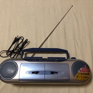 SANYO U4-W33 ダブル ラジオ カセット レコーダー ...