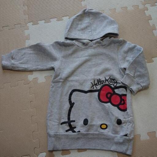 譲り先決定 中古 キティちゃんのトレーナーワンピースキッズ100cm みよ 尾張一宮の子供用品の中古あげます 譲ります ジモティーで不用品の処分