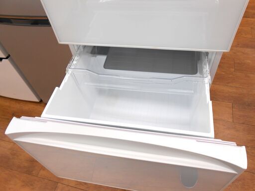 冷蔵庫 363L 2019年製 東芝 GR-R36SXV(EW) ホワイト ガラスドア 300L