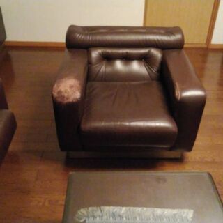 本革ソファー 応接セット 豪華5点セット イタリア製