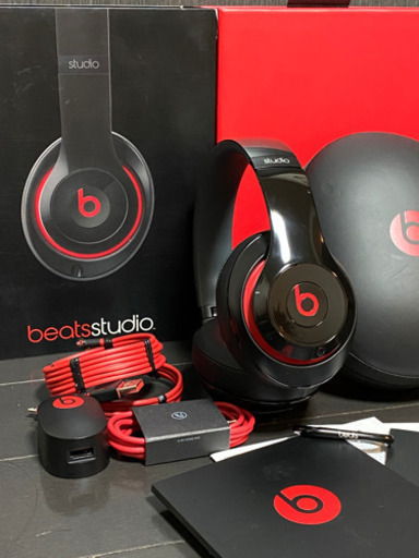 Beats by Dr Dre Beats Studio V2 イヤーパッド新品交換済 Apple ノイズキャンセリングヘッドホン /SONY