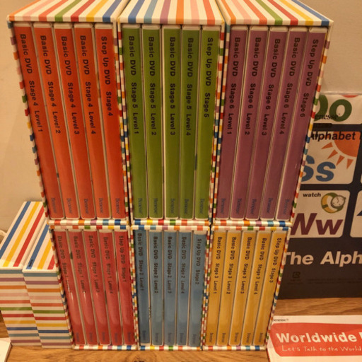 ベネッセ　ワールドワイドキッズ　DVDとCD ワールドワイドキッズDVD&CD全巻