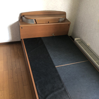 セミダブルベット 収納付きベット 家具 寝具 