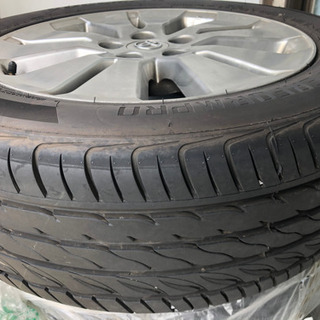 中古」225/55R17 2019年製 10系アルファード純正ホイール付き 4本