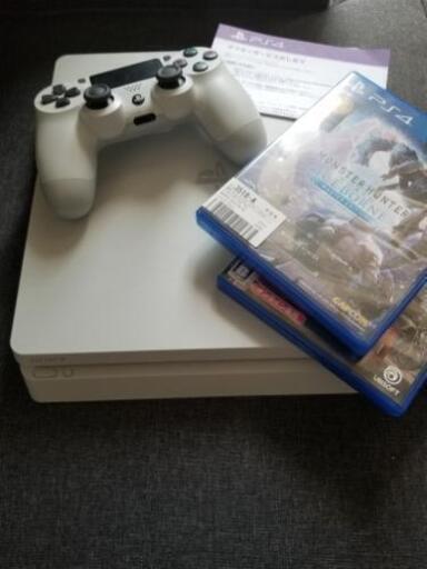 PS4 本体+ Monsterhunter iceborn, the crew 2