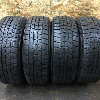 DUNLOP WM02 195/65R15】スタッドレス 4本【トヨタ 50プリウス 純正