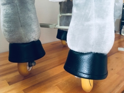 ラングス エコポニー 乗ると前に進みます