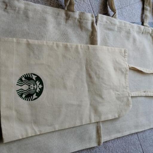 Starbucksスターバックスエコバッグ未使用 シャンシャン 草津のバッグ エコロジーバッグ の中古あげます 譲ります ジモティーで不用品の処分