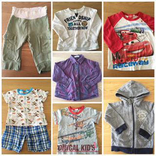 【ネット決済】子供服8着　大きめ80〜小さめ100サイズ