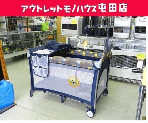 ベビーベッド 折りたたみ式 プレイヤード・ベビーサークル 多機能ベビーベッド 収納 新生児 赤ちゃん ☆ PayPay(ペイペイ)決済可能 ☆ 札幌市 北区 屯田