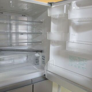 JKN1568/冷蔵庫/5ドア/大型/自動製氷/右開き/シルバー/家族/ファミリー/シャープ/SHARP/SJ-ES41S/中古品/