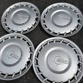 スマート純正 15インチスチールホイール ホイールキャップ付き