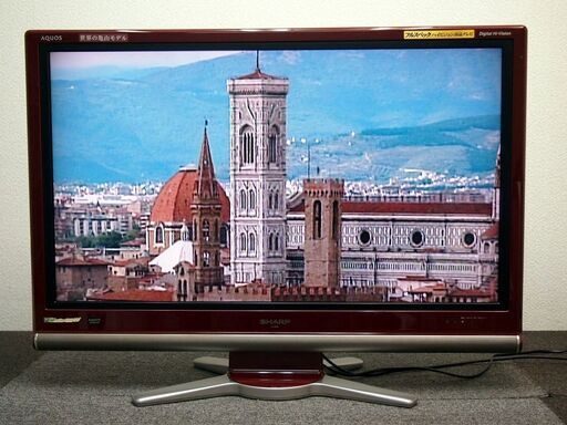 1F】シャープ 37インチ 液晶テレビ アクオス LC-37DS3 レッド 【PayPay