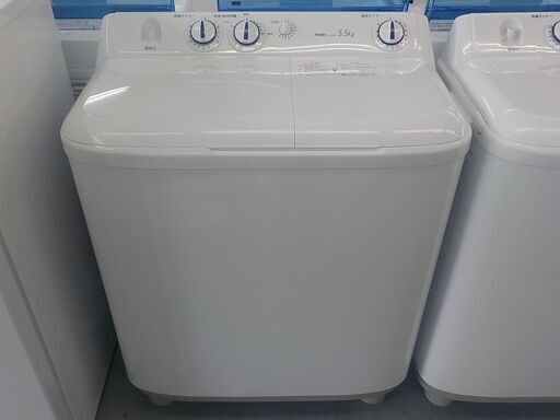 ID:G940230　二槽式洗濯機５．５Ｋ（２０２０年ハイアール製）