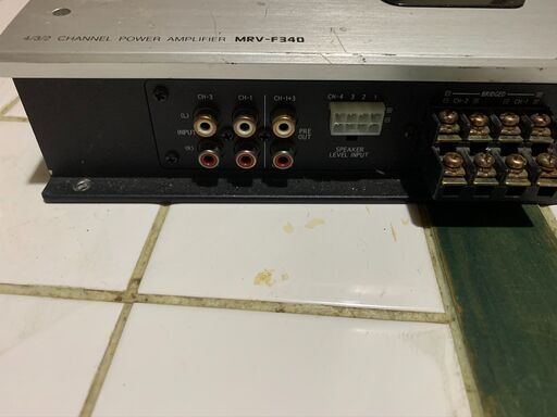 MRV-F340 パワーアンプ ALPINE V12シリーズ MRV-F340 4チャンネル