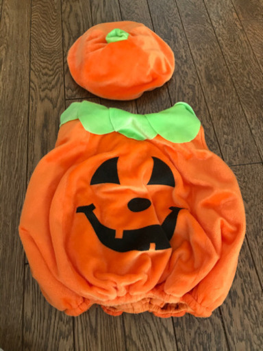 ハロウィンかぼちゃコスプレ着ぐるみ Mako 手原のベビー用品 ベビー用ファッション小物 の中古あげます 譲ります ジモティーで不用品の処分