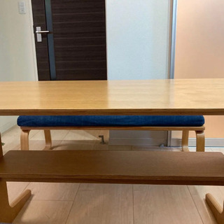 無印　ダイニングセット　テーブル&椅子&ベンチ