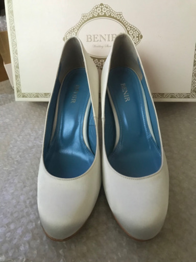 美品　BENIR ウェディング パンプス ブライダル シューズ 39 二次会