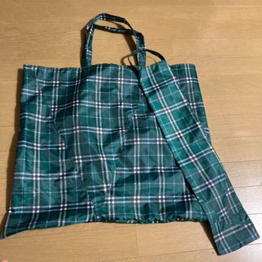 未使用傘袋 ビッグトートバッグ エコバッグ 緑色傘生地リメイク 売れた ジモティ外で 平塚のバッグ トートバッグ の中古あげます 譲ります ジモティーで不用品の処分