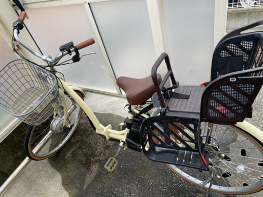 電動自転車　11/13値下げ済み！　ネット決済　子ども乗せシート(OGK)付き