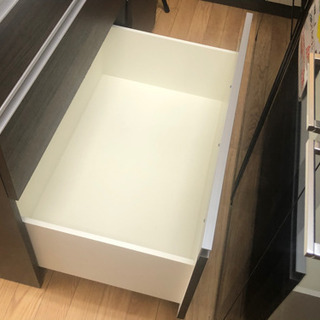 【リサイクルサービス八光　田上店　配達・設置OK】パウモナ　ダークブラウン大型食器棚