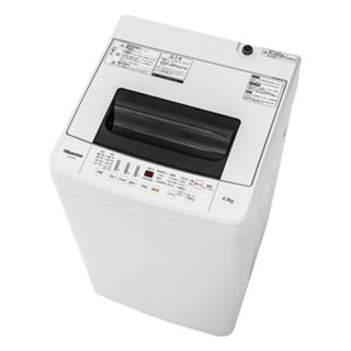 《新品洗濯機》ハイセンス洗濯機4.5kg 新品未開封品