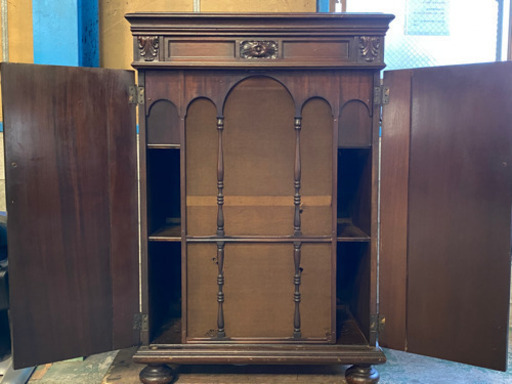 蓄音器の王 希少 初期型 最高級 VICTROLA CREDENZA ビクトローラ クレデンザ アンティーク