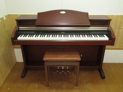 rz0443　札幌市内・札幌近郊限定　カワイ　電子ピアノ　PW1000　ペダル付　椅子付　KAWAI　デジタルピアノ　ブラウン　おまけ付　鍵盤楽器　88鍵盤　メトロノーム　録音　茶