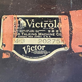 【蓄音器】希少 アンティーク VICTROLA VV4-3 ビクトローラ 動作品