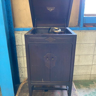 ビクター　ビクトローラ　victor victrola J1-50 卓上蓄音機 Victor VICTROLA J1-50 卓上型 手回し蓄音機 昭和 1920年代