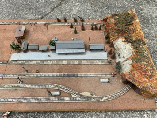 【ジオラマ】希少 HOゲージ ジオラマ レイアウト 290×85cm ビンテージ 配電図付 ジオラマ】希少 HOゲージ ジオラマ レイアウト 290×85cm ビンテージ