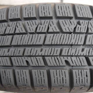 スタッドレスタイヤ　値下げ！  155/65R14 鉄ホイール付4本セット ヨコハマiG50plus８分山