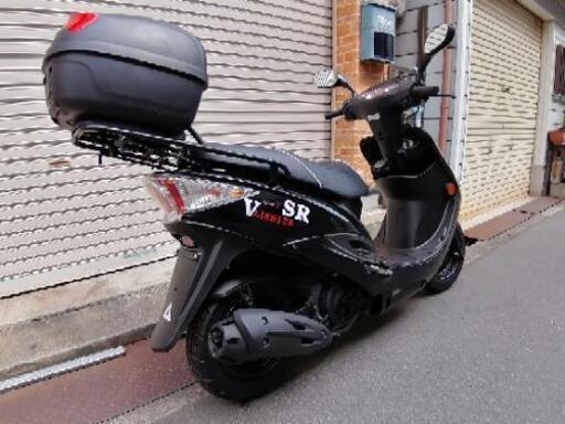 ◎実働♪V-LINK125SR Fi 前後タイヤ新品！