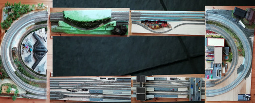 鉄道模型　Njゲージ＆Nゲージ 分割レイアウト　ジオラマ
