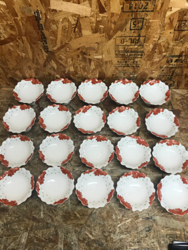 (4973-0) 業務用 和食器 花型高台小鉢 20個セット お刺身用等に 厨房 店舗用品