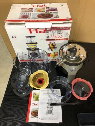 【中古】大阪引取歓迎　T-Falジューサー　ZC500HJP　未使用　箱付き　幅20×高さ46×奥行21cm　 箱のサイズ39×36×25cm【KBI027】