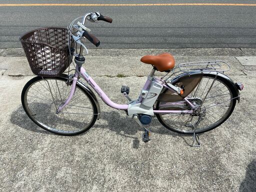 新春感謝セール 新基準良品Panasonic 8.9AH 電動シスト自転車W26