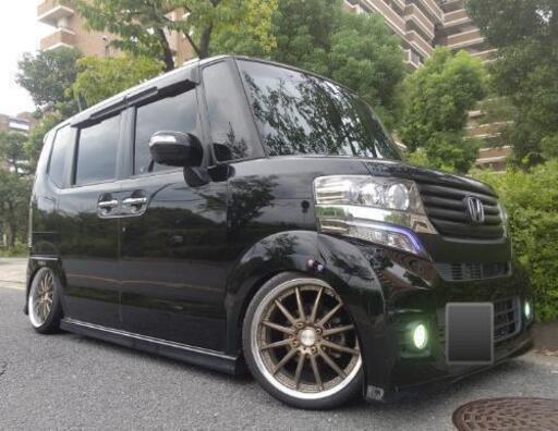 ターボ 車検付 無事故実走行 イベントに ペタペタ仕様 N Box カスタム よっしぃ 南摂津のn Boxの中古車 ジモティー