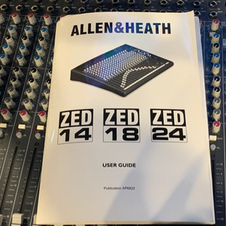 ALLEN&HEATH ZED-24 マルチパーパス・ミキサー 音響卓