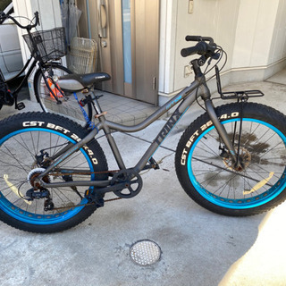 目立つの間違いなし！人気のファットバイク！自転車