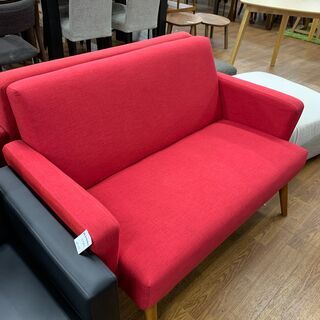 2人掛けソファー レッド 売場展開中！！！