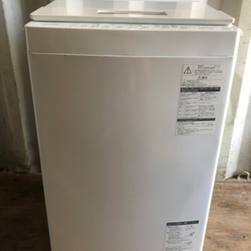 0819-102 TOSHIBA　洗濯機　AW-7D6 2018年製 7kg　②