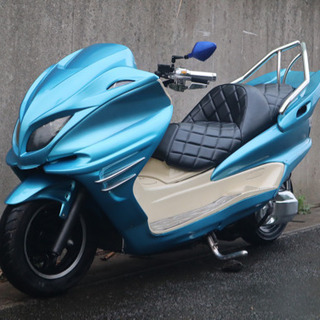 YAMAHA マジェスティ】☆激レア☆ダブル珍カラーフルカスタム！LED付き！