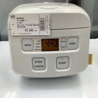 amadana マイコン炊飯ジャー　AT-RM11 2019年製　3合