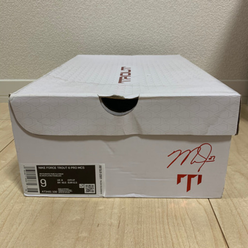 日本未発売】NIKE トラウトモデル 野球 スパイク ホワイト 27㎝② 