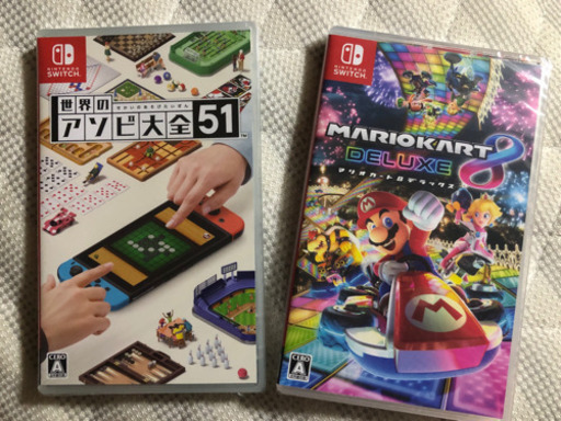 Nintendo Switch 「マリオカート8」「世界のアソビ大全51」