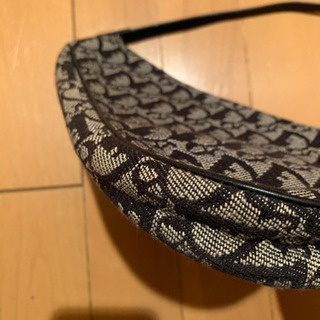 クリスチャンディオール トロッター柄サドルバッグヴィンテージ 中古