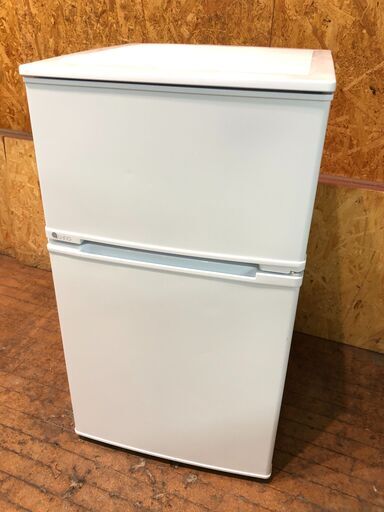 【管理KRR205】ユーイング 2016年 UR-D90J 90L 2ドア 冷凍冷蔵庫 ②
