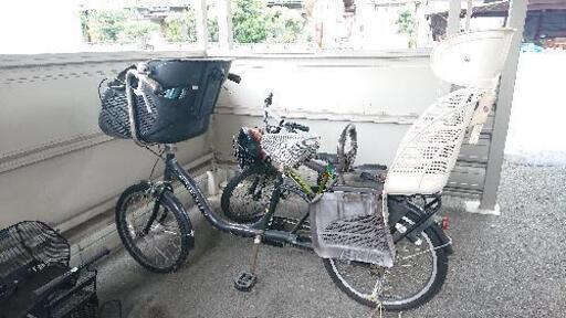 【お話し中】前後子乗せ自転車