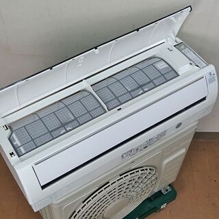 【取引完了】【取付工事費込み】 2014年製　HITACHI【RAS-D22D】日立 白くまくん 日射センサー ステンレスフラップ ルームエアコン おもに6畳用　 中古品　※各種クレジットカード、交通系電子マネー支払いが可能です。